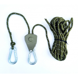 Abspannleine mit Ratsche 5m reflektierend